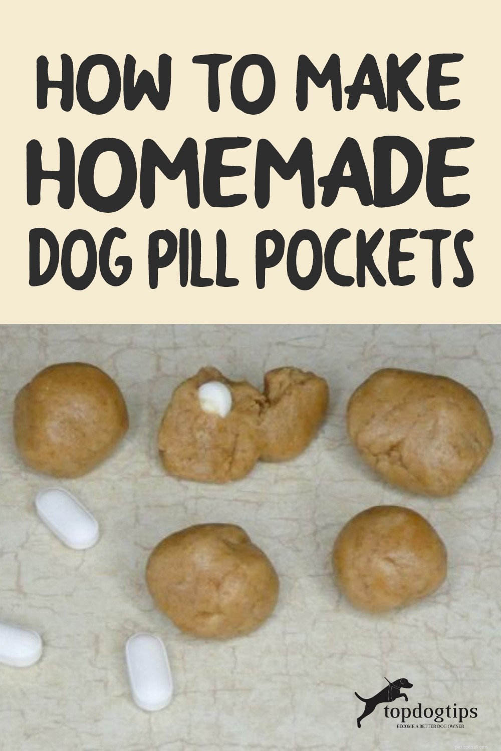 自家製の犬の丸薬ポケットを作る方法 