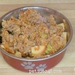 Рецепт мясного рулета для собак с фруктами и овощами