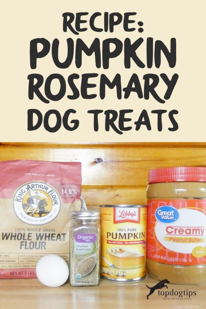 Recept:Pumpkin Rosemary Dog Treats