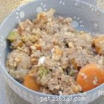 레시피:간 쇠고기를 곁들인 균형 잡힌 수제 개밥