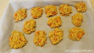 Recept:Kuřecí a rýžové koláčky pro psy s podrážděným žaludkem