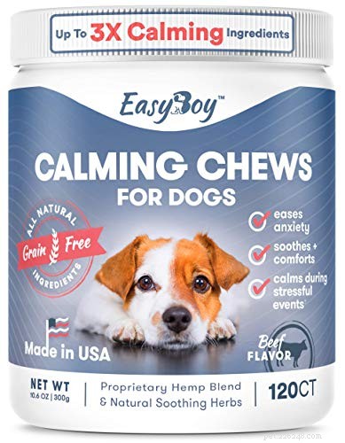 Recensione:Easyboy Hemp Dog tratta masticazioni morbide e calmanti