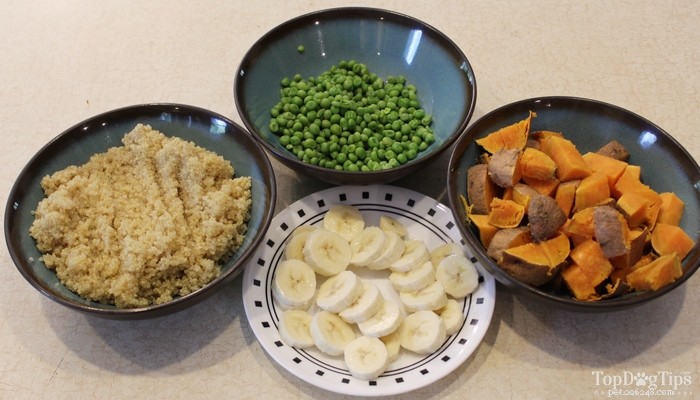 레시피:집에서 만든 채식 개밥