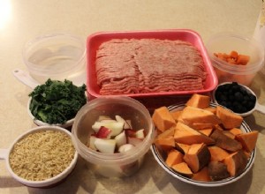 Recept:Nötkött och fläsk Crock Pot Hundmat