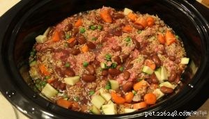 Recept:Rundvlees en Rijst Crock Pot Hondenvoer
