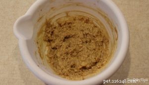 Receita:Manteiga de amendoim com ingredientes limitados e guloseimas de banana para cachorro