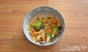 조리법:소형견을 위한 집에서 만든 개밥