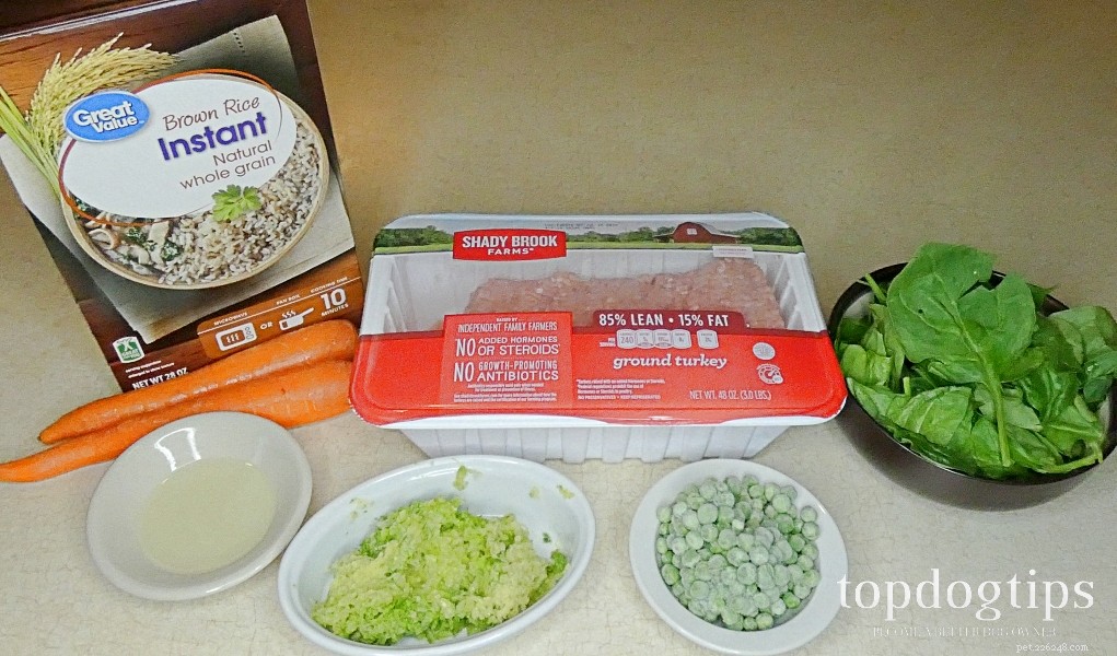 Recept:Chicken Mince Dog Food Meal