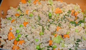 조리법:치킨 민스 개밥
