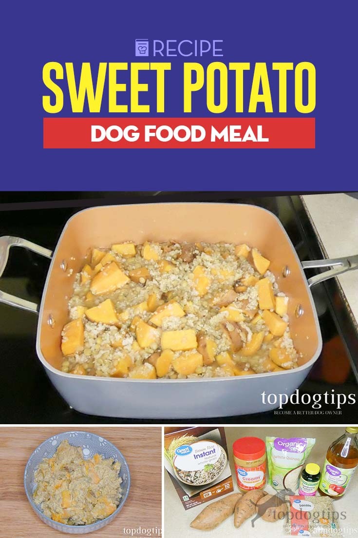 Рецепт:корм для собак из сладкого картофеля