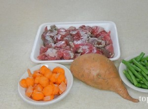 Рецепт:домашнее рагу из говядины и сладкого картофеля для собак