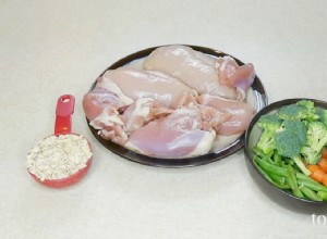 레시피:식욕이 없는 강아지를 위한 치킨 스튜 음식