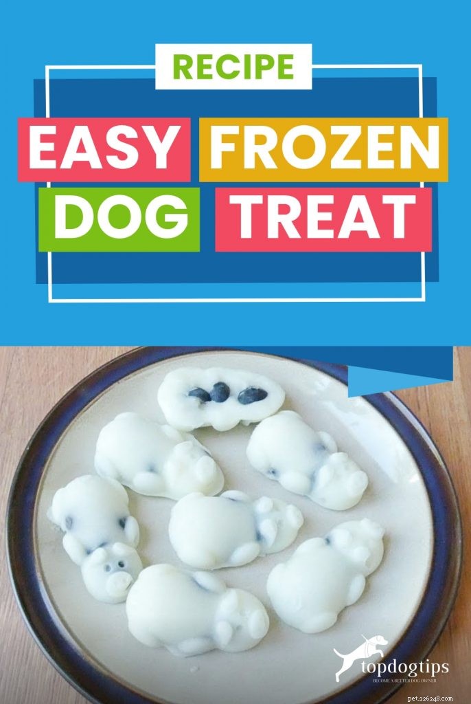 Recette :Friandise pour chien facile à congeler