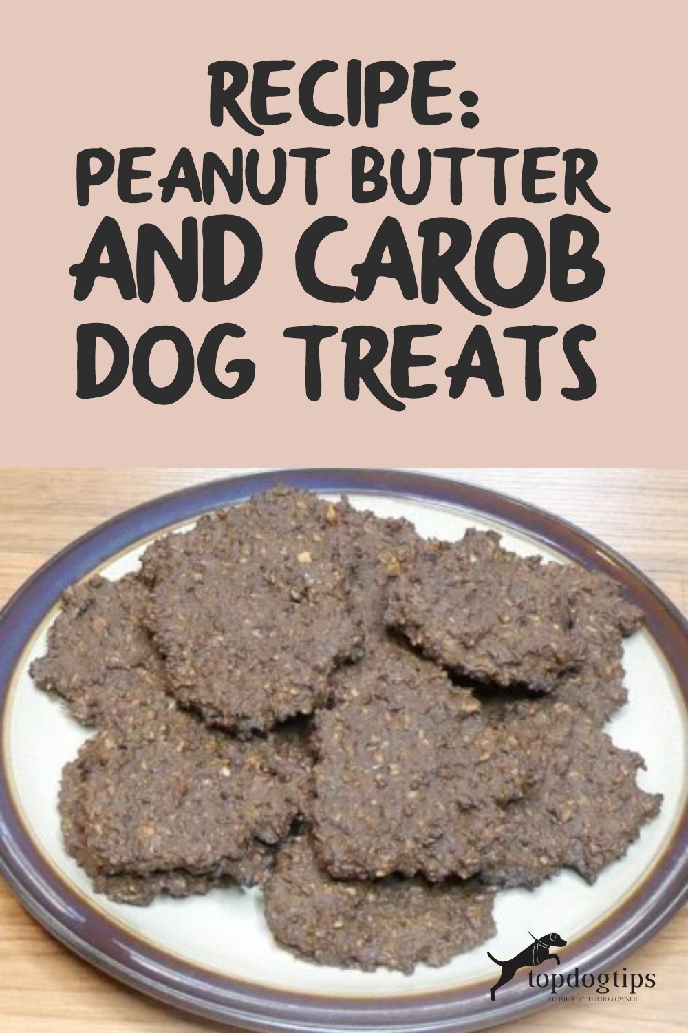 Recette :Friandises pour chiens au beurre de cacahuète et à la caroube