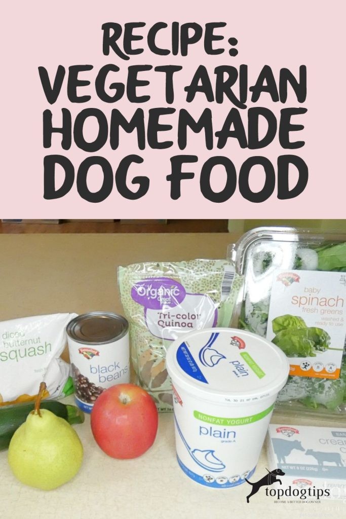 Recette :Nourriture végétarienne maison pour chiens