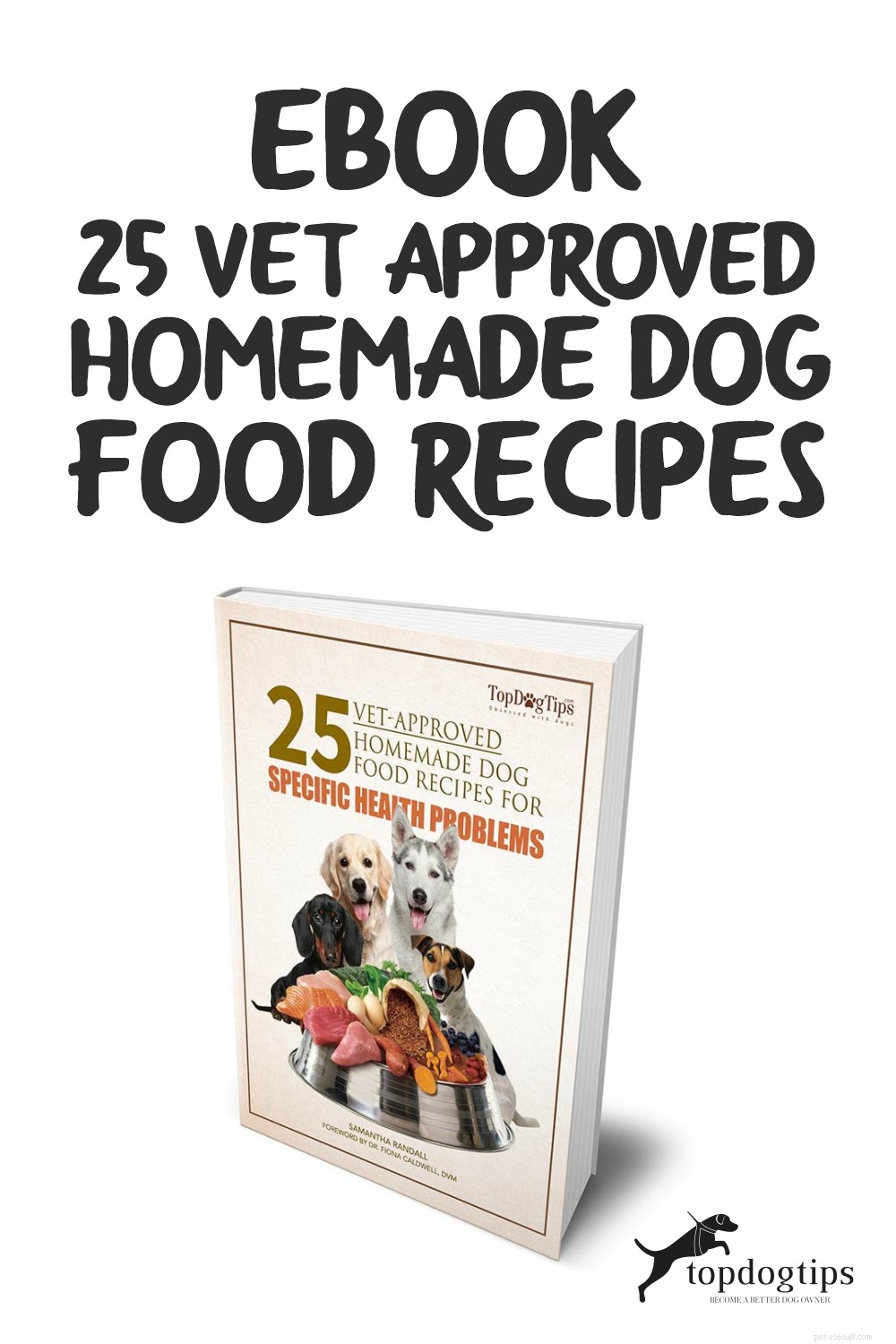 eBook:25 ricette di cibo per cani fatte in casa approvate dai veterinari
