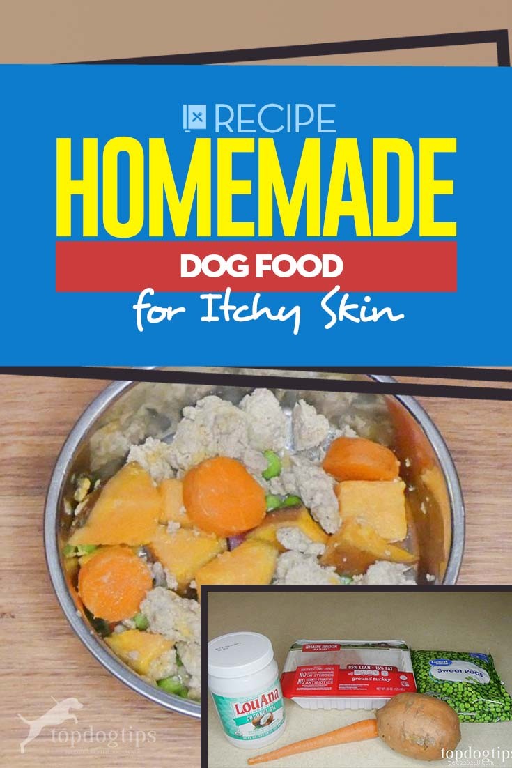 Ricetta:cibo per cani fatto in casa per la pelle pruriginosa