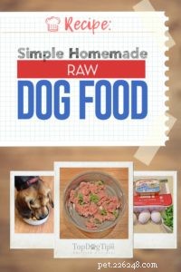 Ricetta:semplice cibo crudo per cani fatto in casa