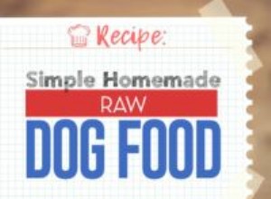 Recette :Nourriture pour chien crue maison simple