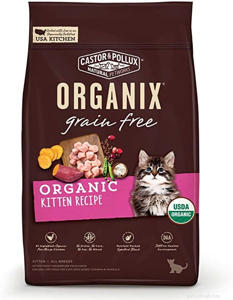 유기농 고양이 사료:상위 5대 특급 브랜드