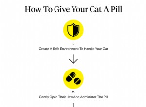 고양이에게 알약을 주는 방법