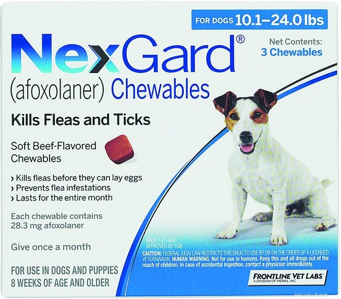 Medicamentos orais para controle de pulgas prescritos para cães