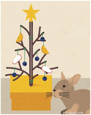 크리스마스의 토끼:수제 간식을 위한 3가지 요리법
