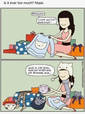 Самые веселые рождественские мемы и мультфильмы о кошках