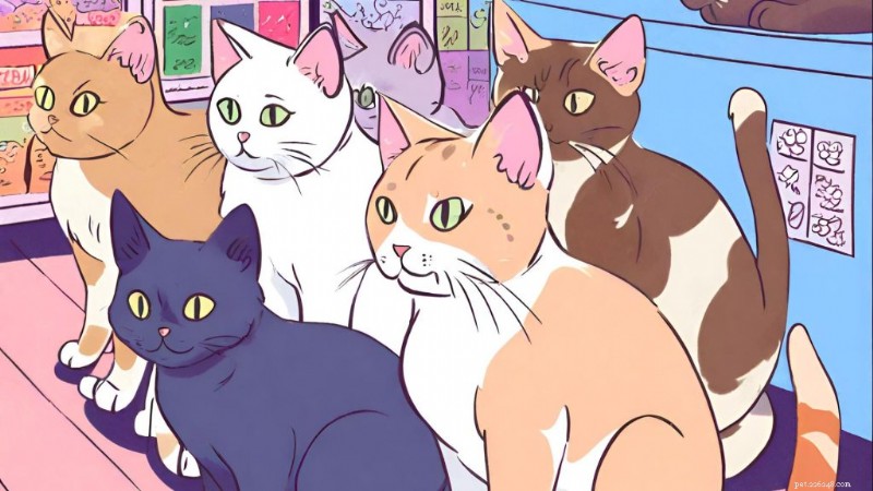 L evoluzione dei colori del mantello del gatto:una rapida guida scientifica 