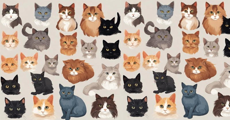 Onthulling van de genetica van kattenkleuren:een historisch overzicht 