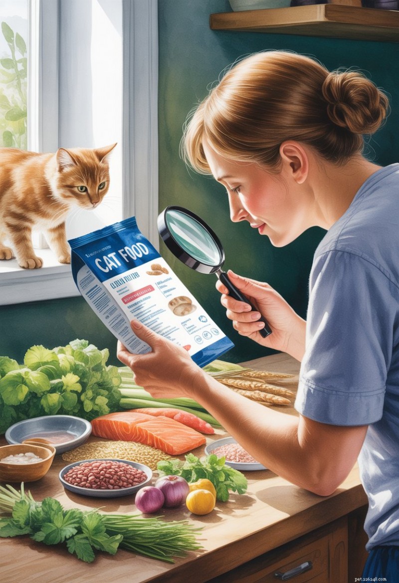 Master Cat Food Labels:deskundige gids voor het decoderen van ingrediënten en slimme keuzes 