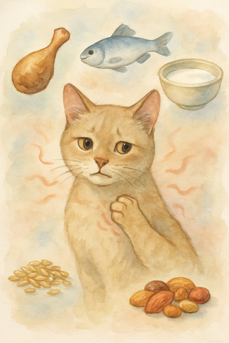 5 překvapivých potravin, které mohou vyvolat alergii na kočky (včetně ryb) – co potřebujete vědět 