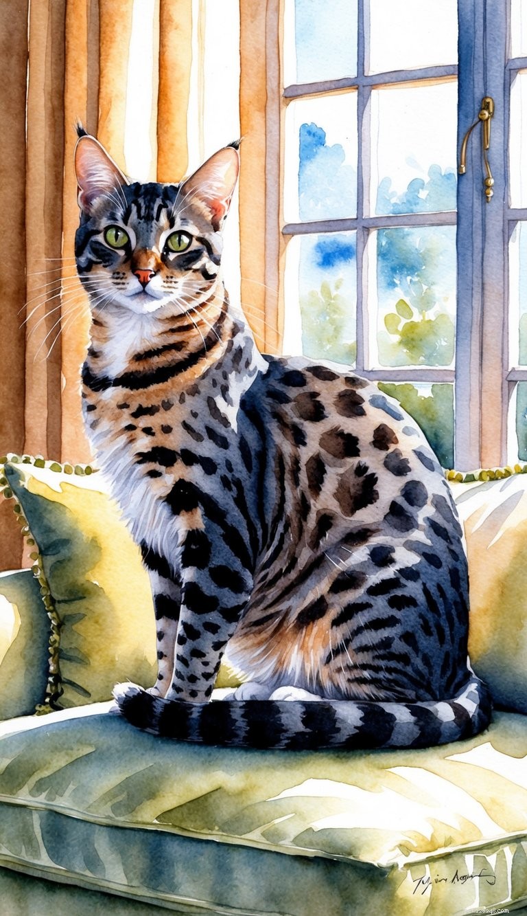 Ocicat 고양이와 알레르기:정말 저자극성인가요? 