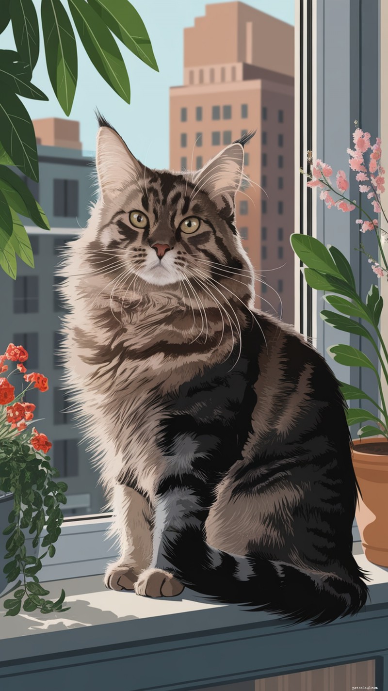 メインクーン猫：本当に低アレルギー性なのでしょうか？アレルギーに関する重要な事実 