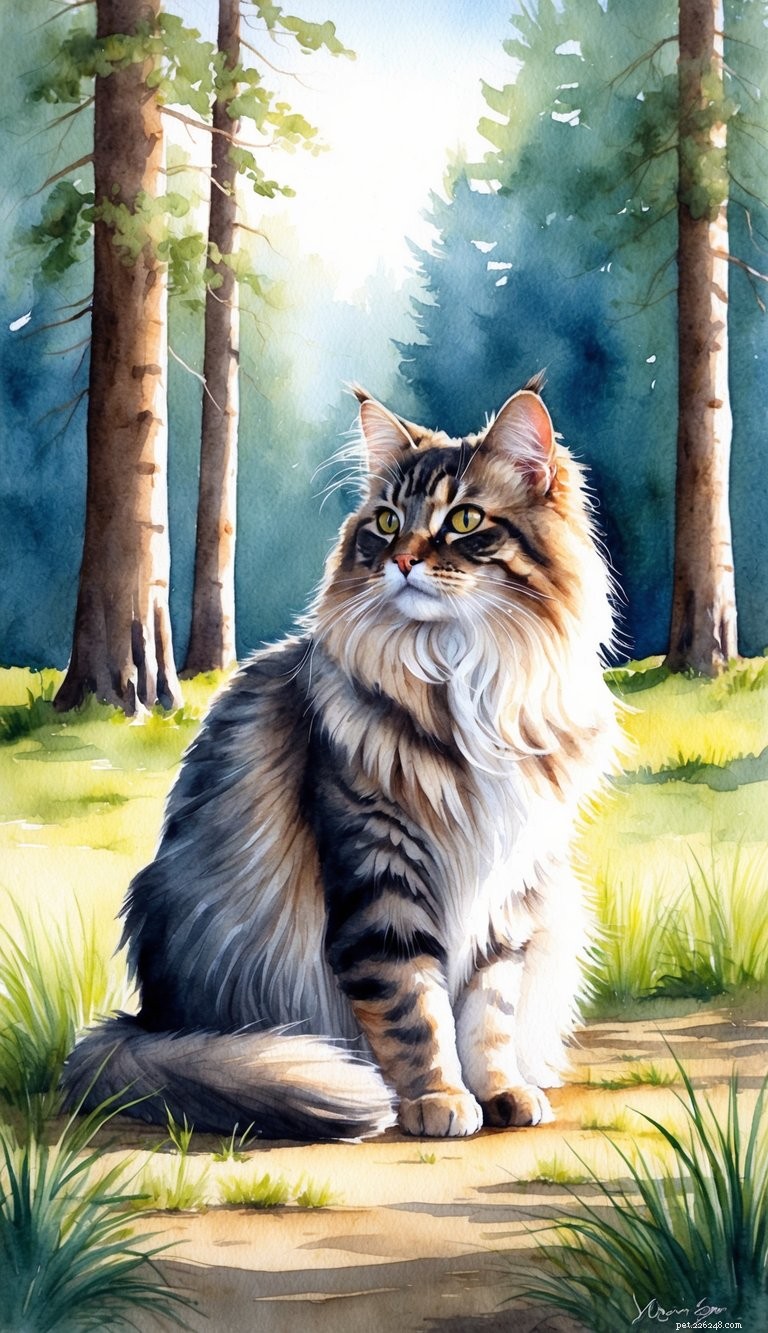 Os gatos da floresta norueguesa são adequados para quem sofre de alergias? Separando o mito da realidade 