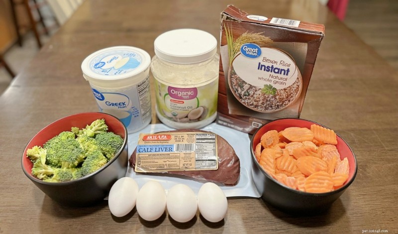 Nourriture maison riche en protéines pour chiens :nutrition équilibrée et recette approuvée par le vétérinaire 