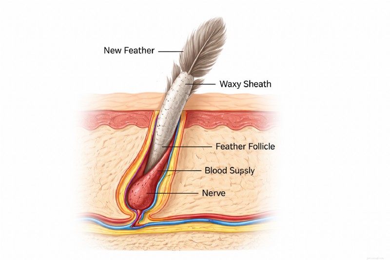 Pin Feathers Demystified:Proč váš pták svědí během línání 