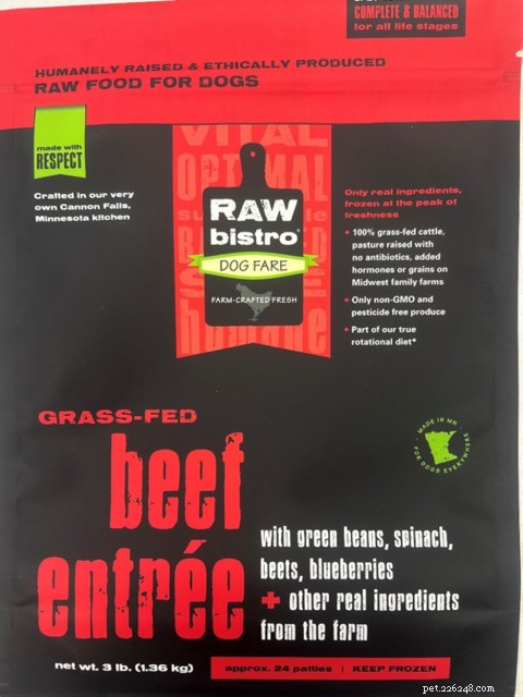 Raw Bistro Pet Fare dobrovolně stahuje mražené hovězí krmivo pro psy kvůli riziku salmonely