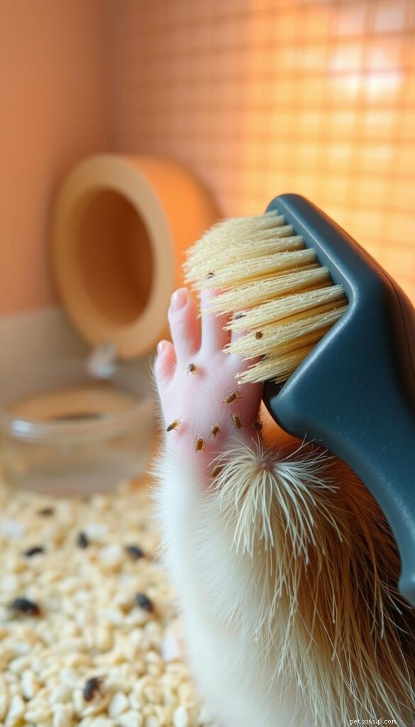 Como os hamsters contraem ácaros:causas, sintomas e prevenção 