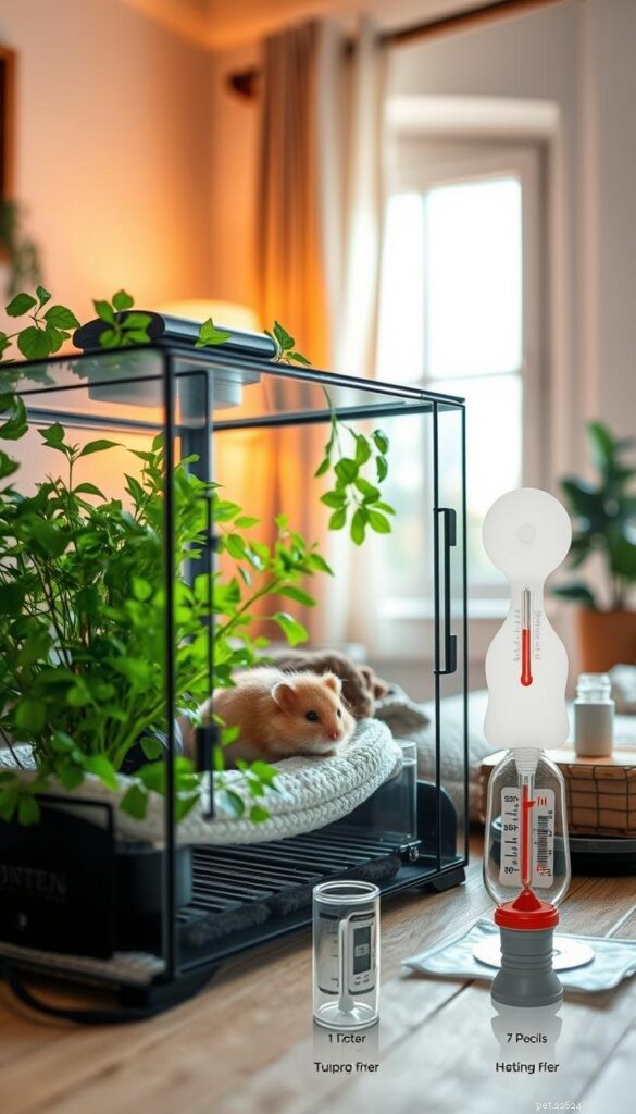 Faixas de temperatura ideais para hamsters:mantendo seu animal de estimação aquecido e saudável 