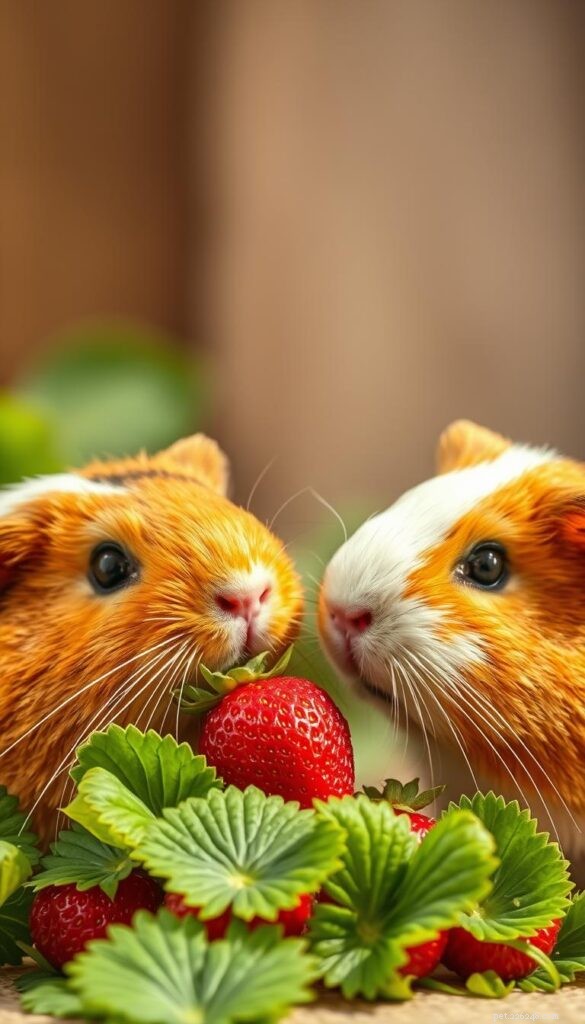 Les feuilles de fraisier sont-elles sûres et nutritives pour les cochons d’Inde ?