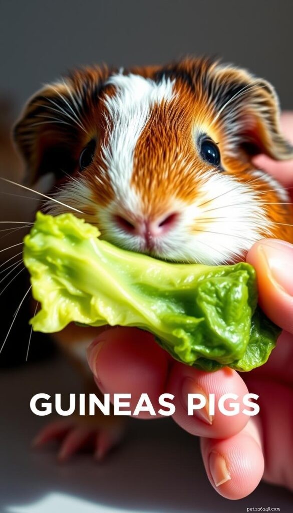Chou vert pour cochons d Inde :sûr, nutritif et comment les nourrir 