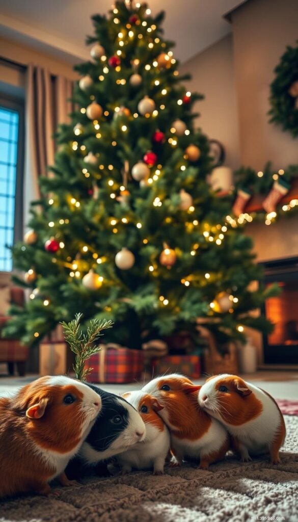 Zijn kerstbomen veilig voor cavia s? Een door dierenartsen goedgekeurde gids